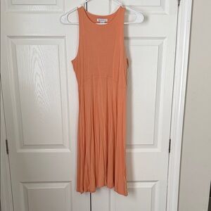 Athleta Coral Sleeveless Midi Dress